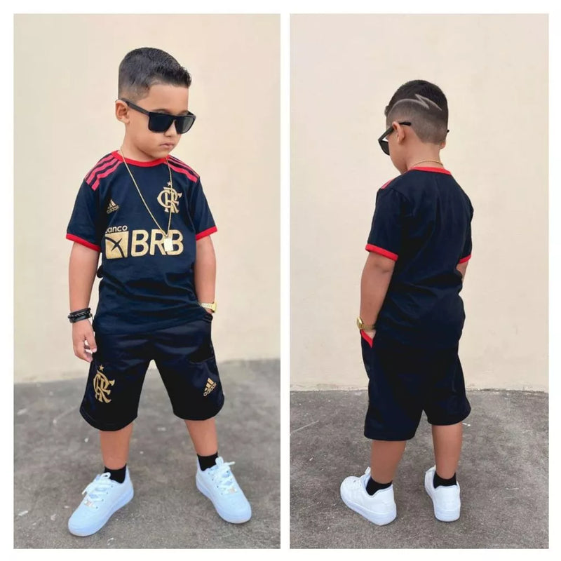 Conjunto Infantil Flamengo – Menino ⚽🔥