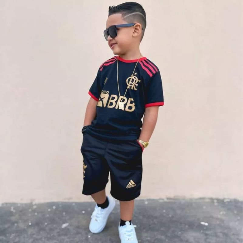 Conjunto Infantil Flamengo – Menino ⚽🔥