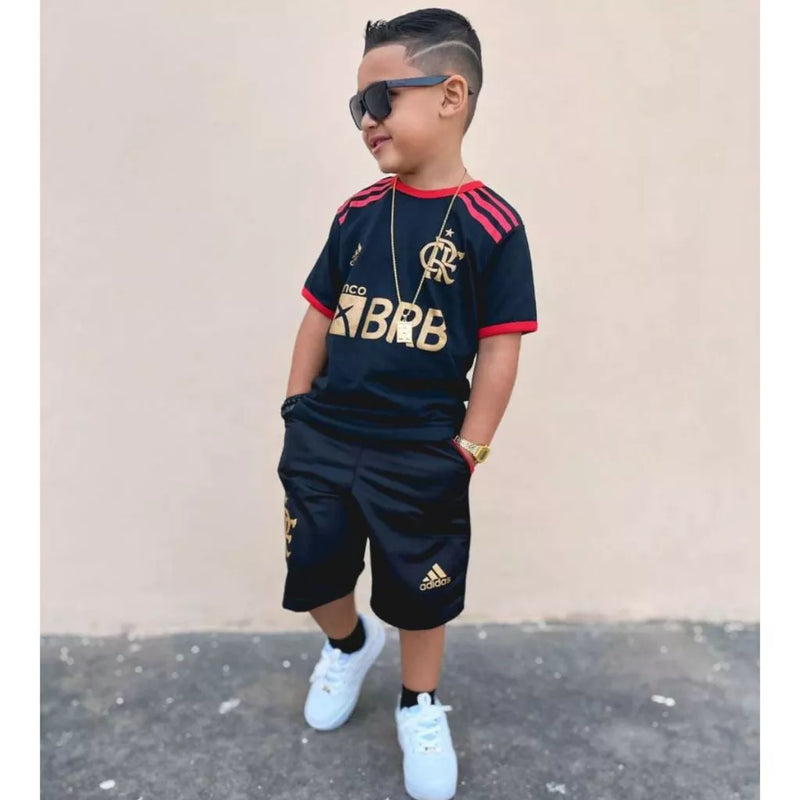 Conjunto Infantil Flamengo – Menino ⚽🔥