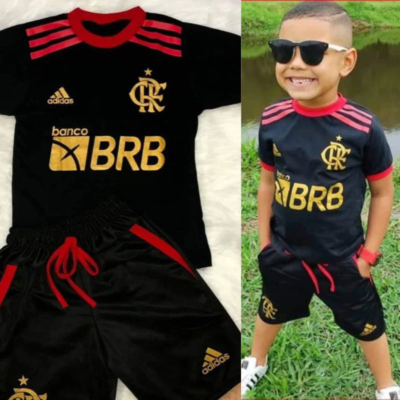 Conjunto Infantil Flamengo – Menino ⚽🔥