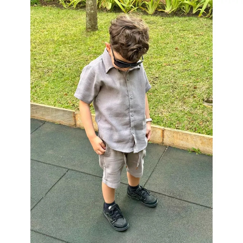 Conjunto Infantil Social Mauricinho – Menino 💎👦